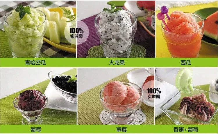 Electric Household and Travel-Ready Ice Cream Maker