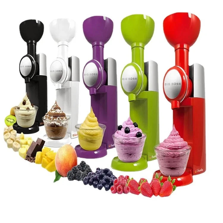 Electric Household and Travel-Ready Ice Cream Maker