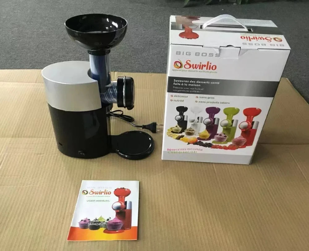 Electric Household and Travel-Ready Ice Cream Maker