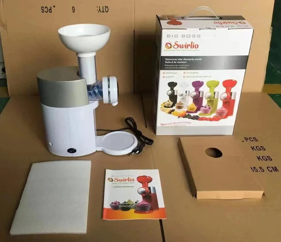Electric Household and Travel-Ready Ice Cream Maker