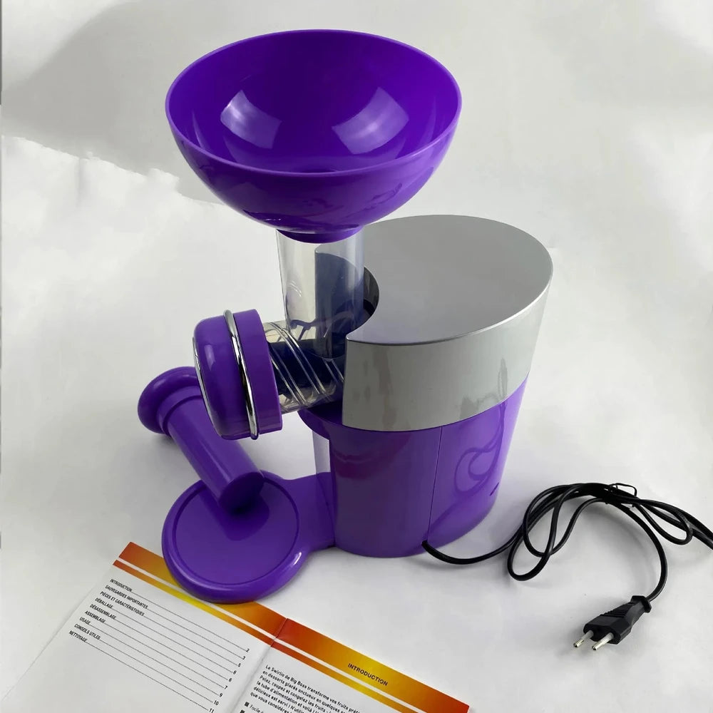Electric Household and Travel-Ready Ice Cream Maker