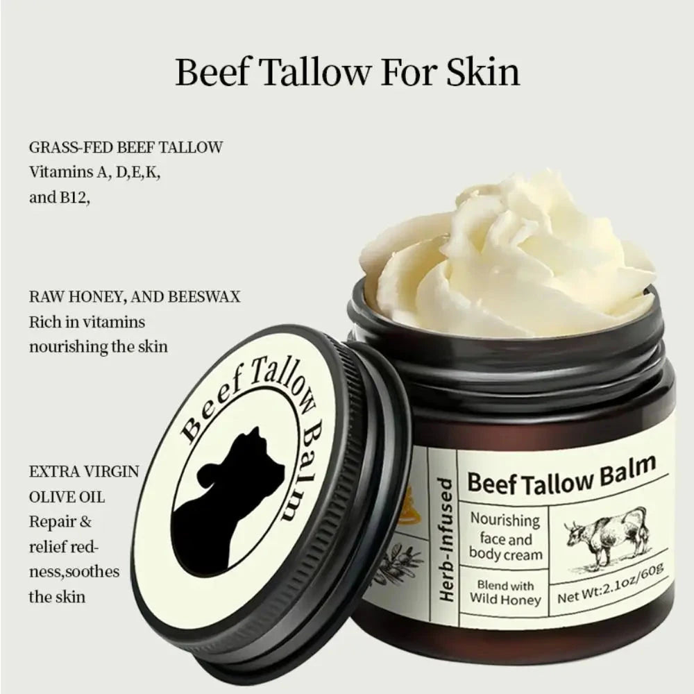 Organic Whipped Tallow Cream for deeply comforting hydration