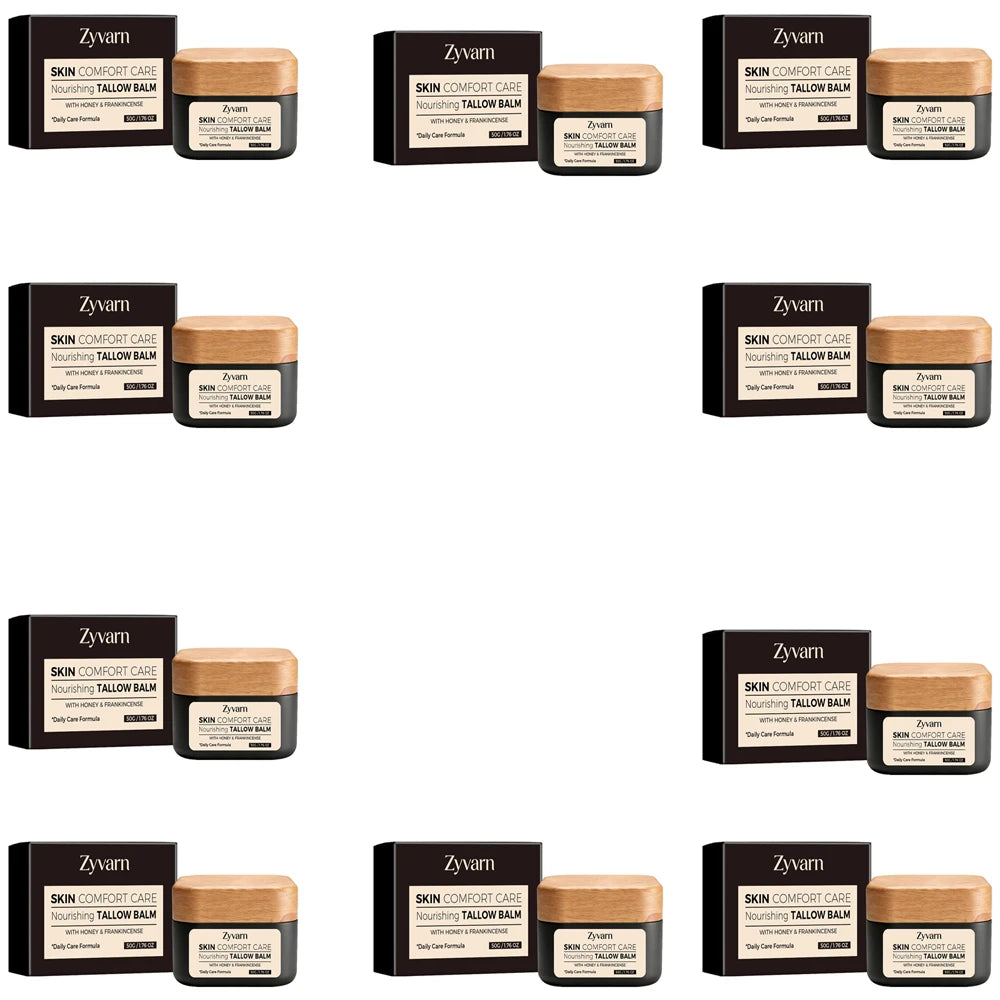 Beef Tallow Balm Nourishing Body Cream Deep Moisturizer Smoothen Skin Light Non-Sticky Formula Daily Body Skin Care