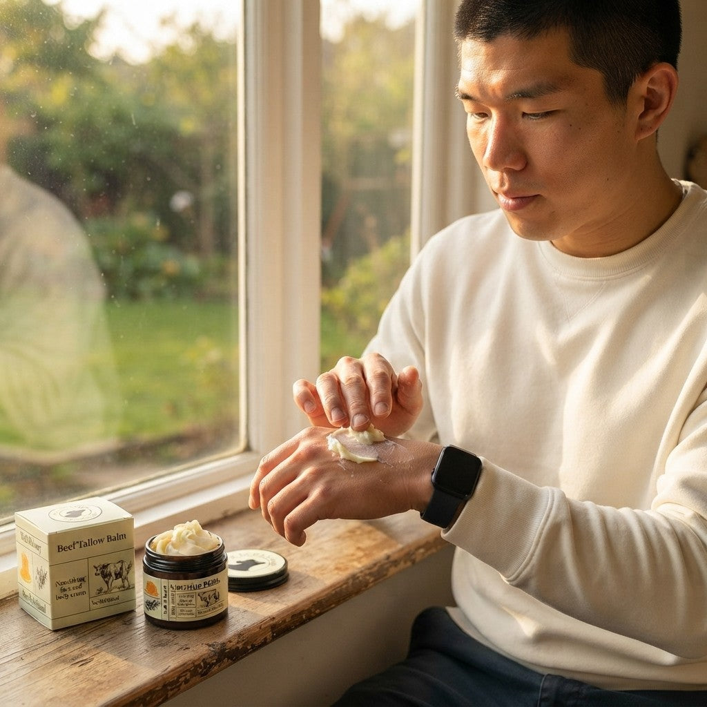 Organic Whipped Tallow Cream for deeply comforting hydration