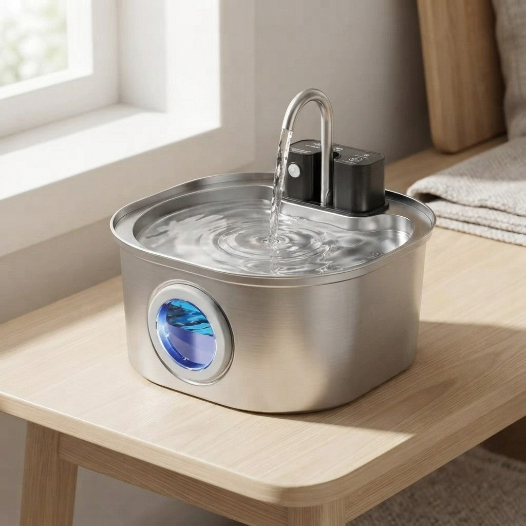 Smart Stainless Steel Pet Hydration Fountain