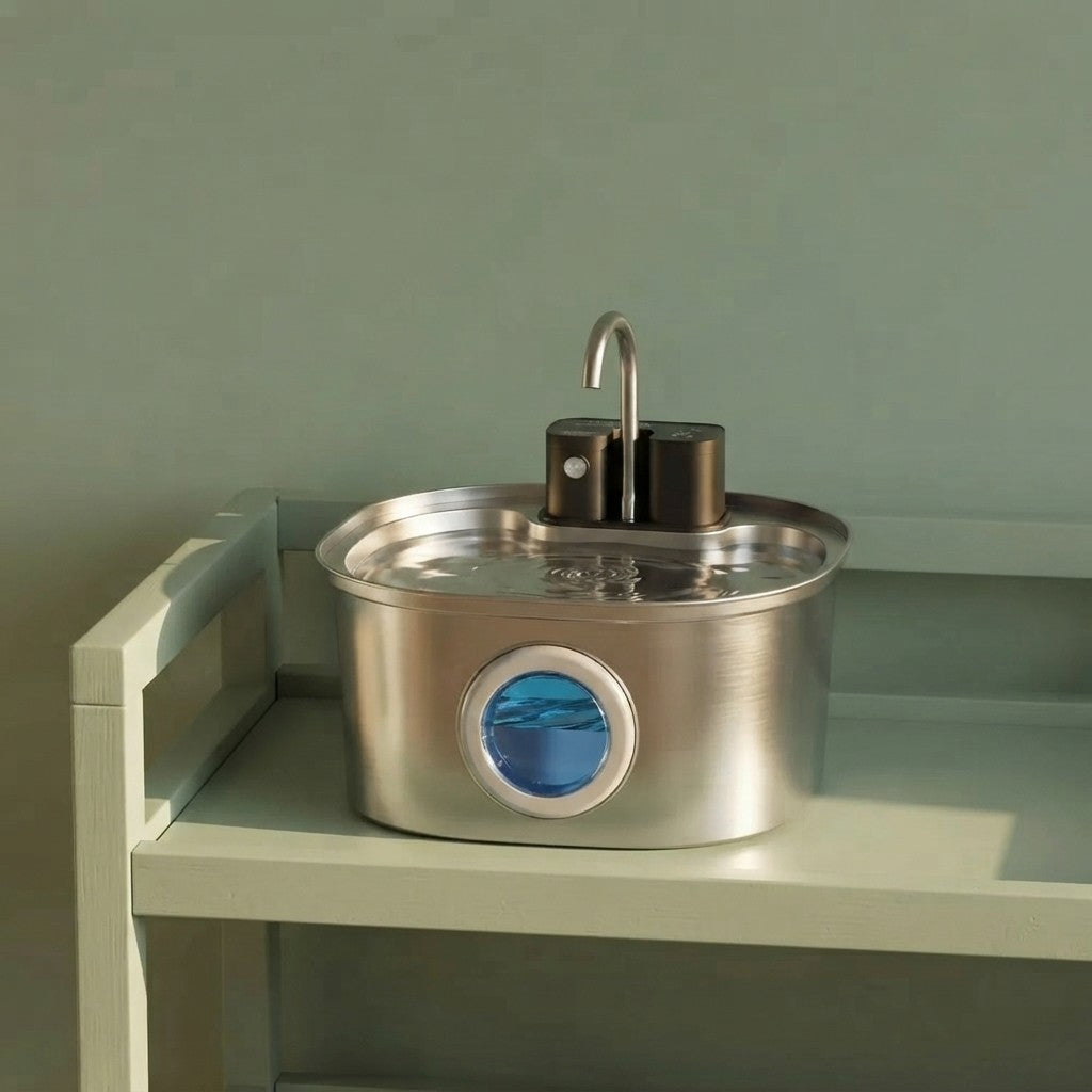 Smart Stainless Steel Pet Hydration Fountain